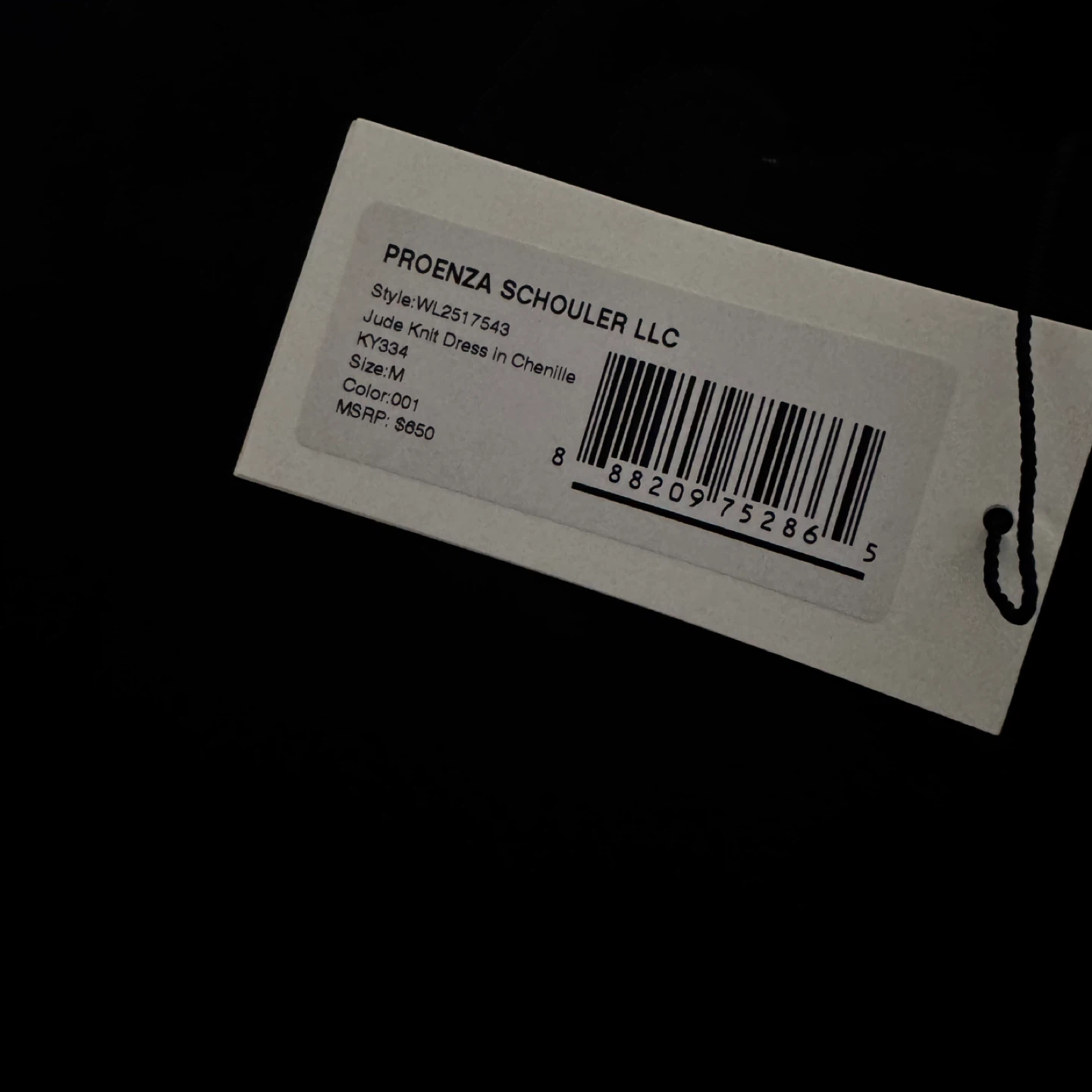 Proenza Schouler Jude Knit Chenille Dress - Size M - photo 2