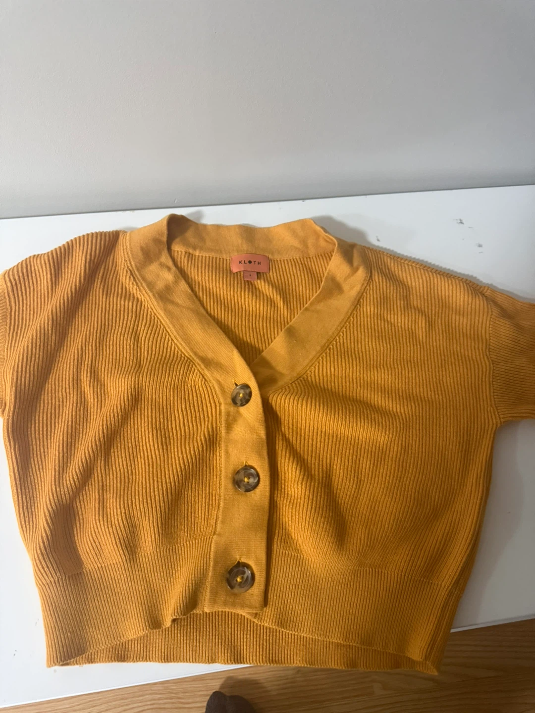 Kloth Mustard Yellow Cardigan - photo 2