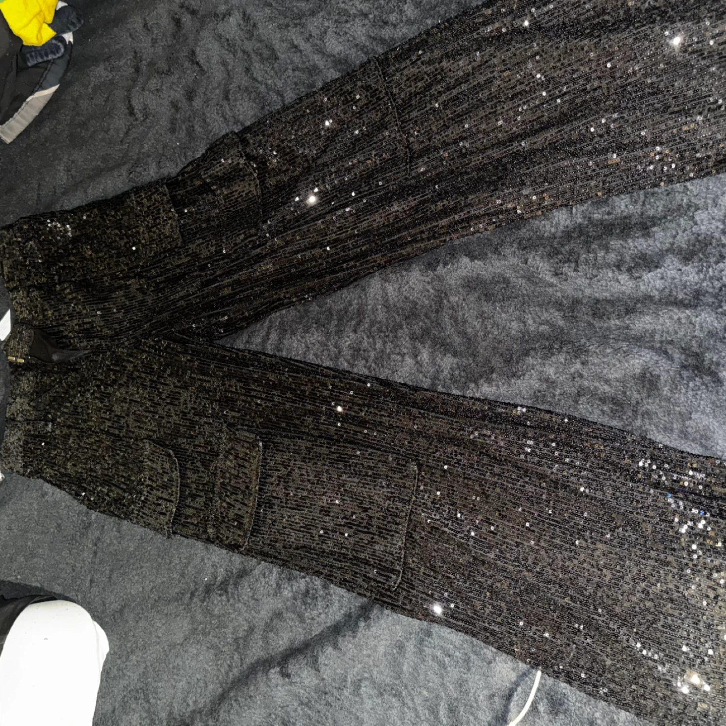 Noli Sequin Pants - Black