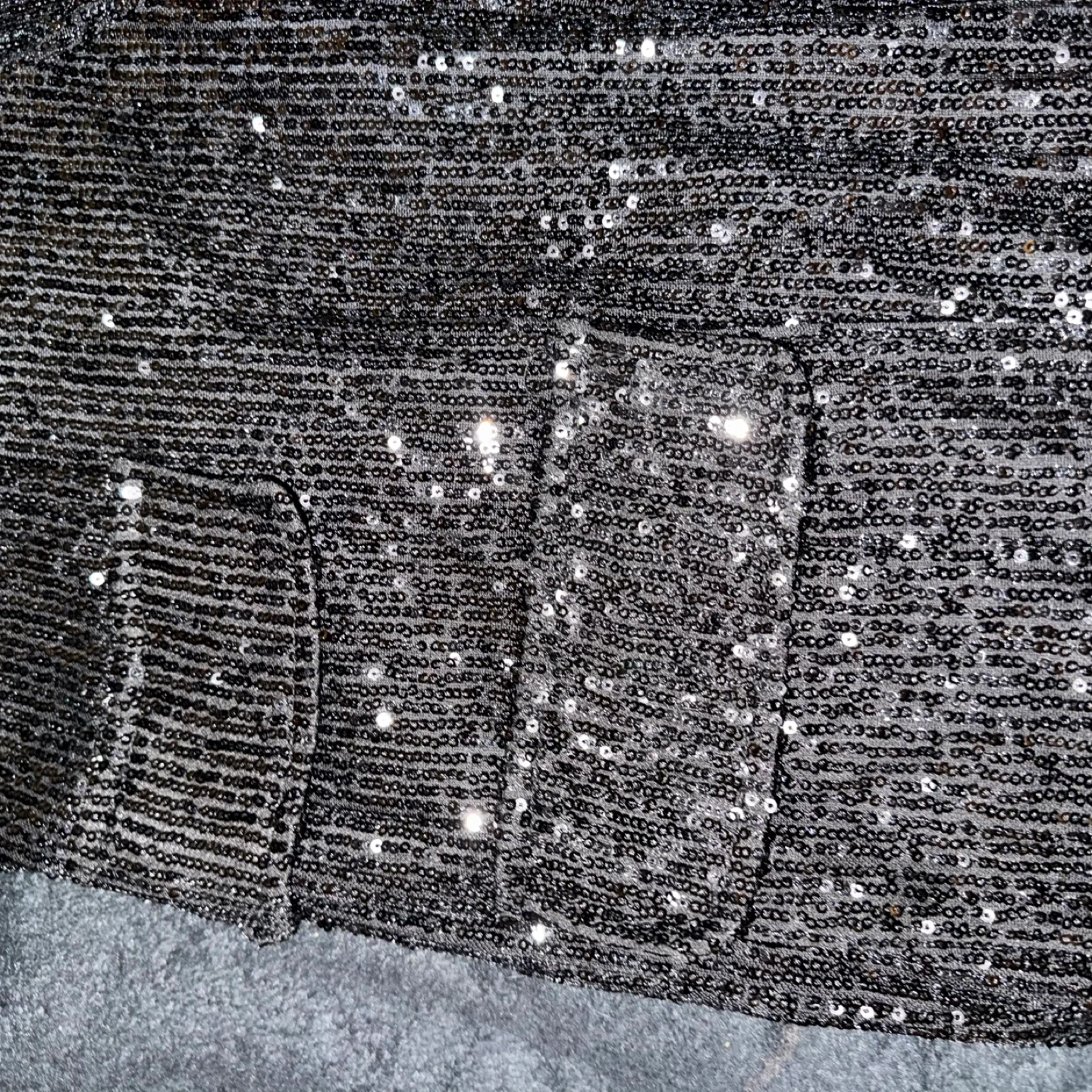 Noli Sequin Pants - Black - photo 3
