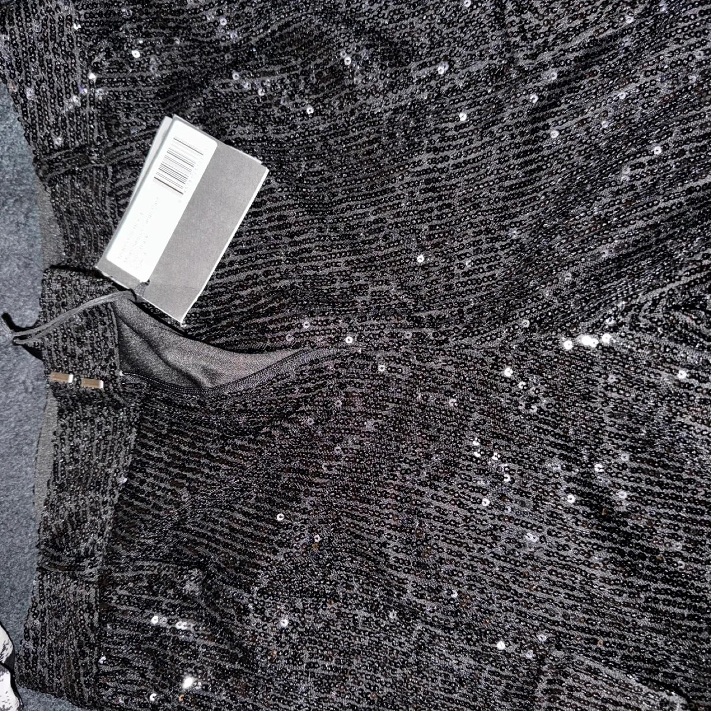 Noli Sequin Pants - Black - photo 2
