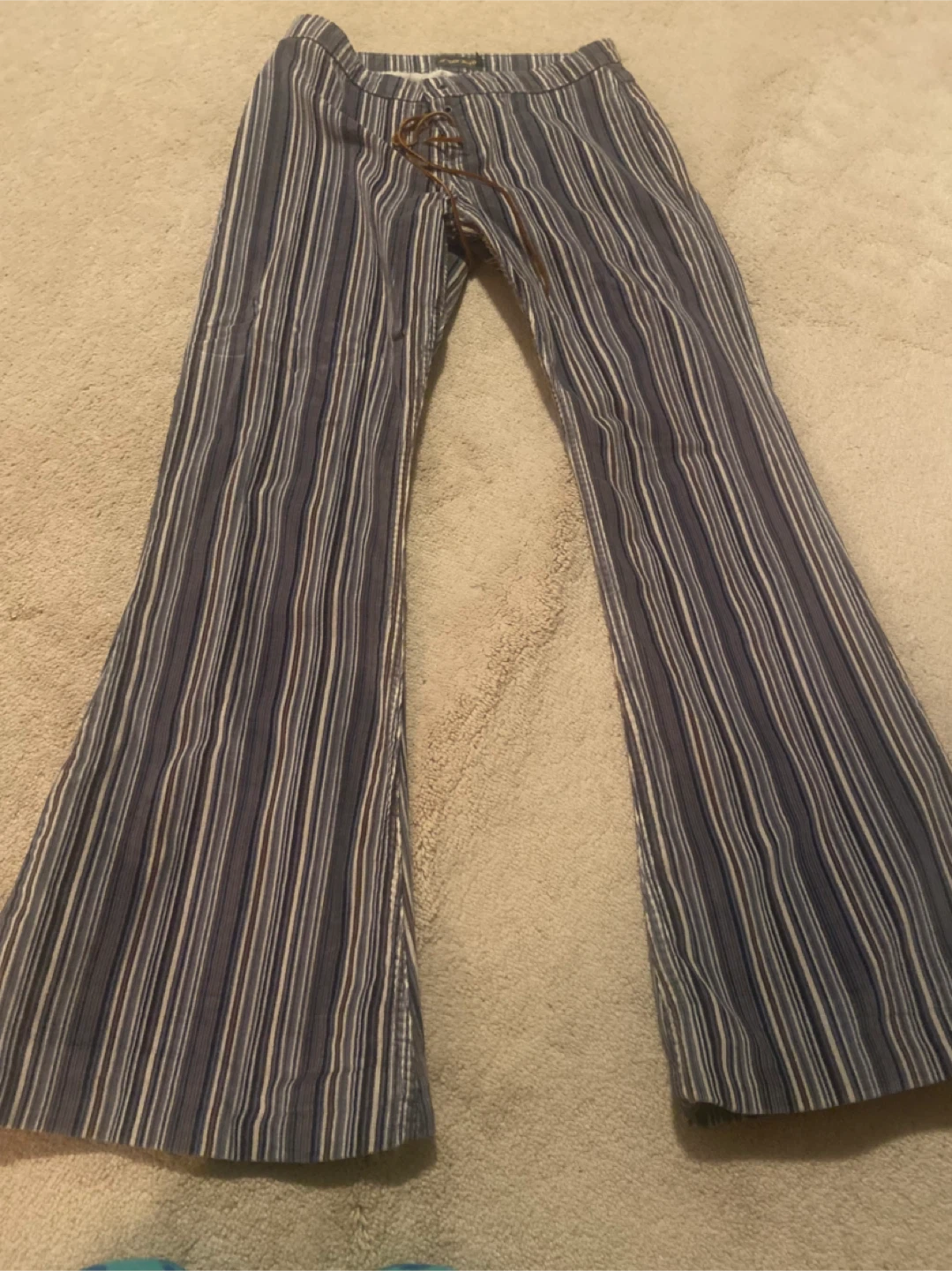 Striped Flare Pants - photo 2