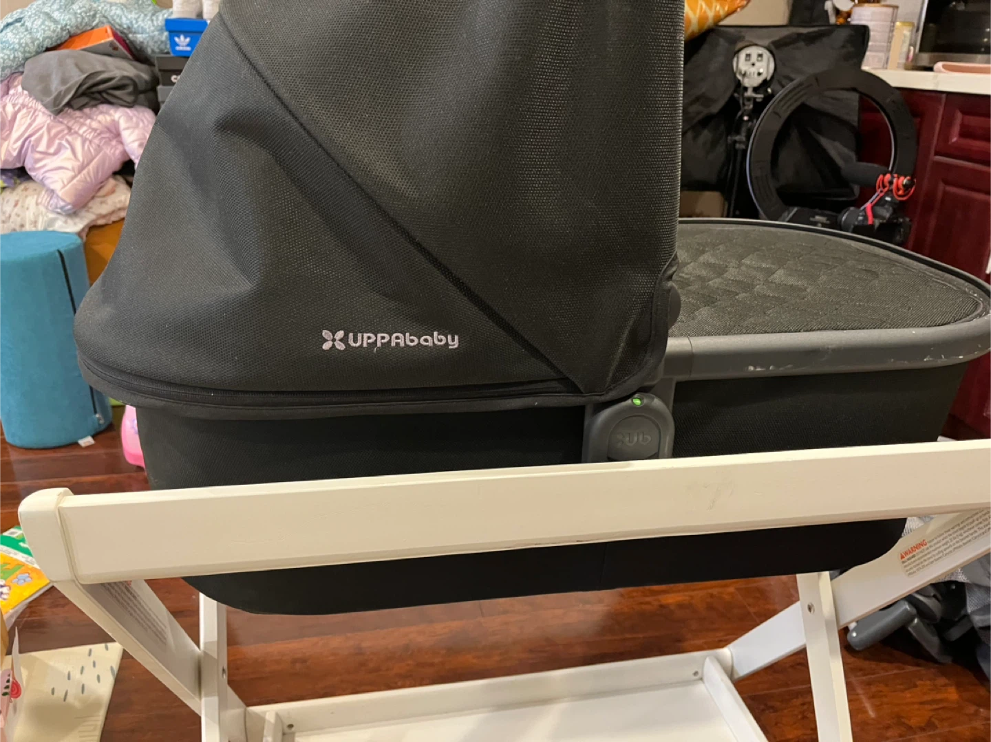 UPPAbaby Bassinet with Stand - Black - photo 3