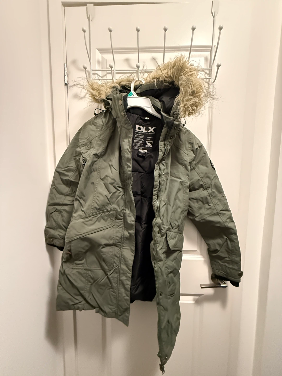DLX Olive Green Winter Parka