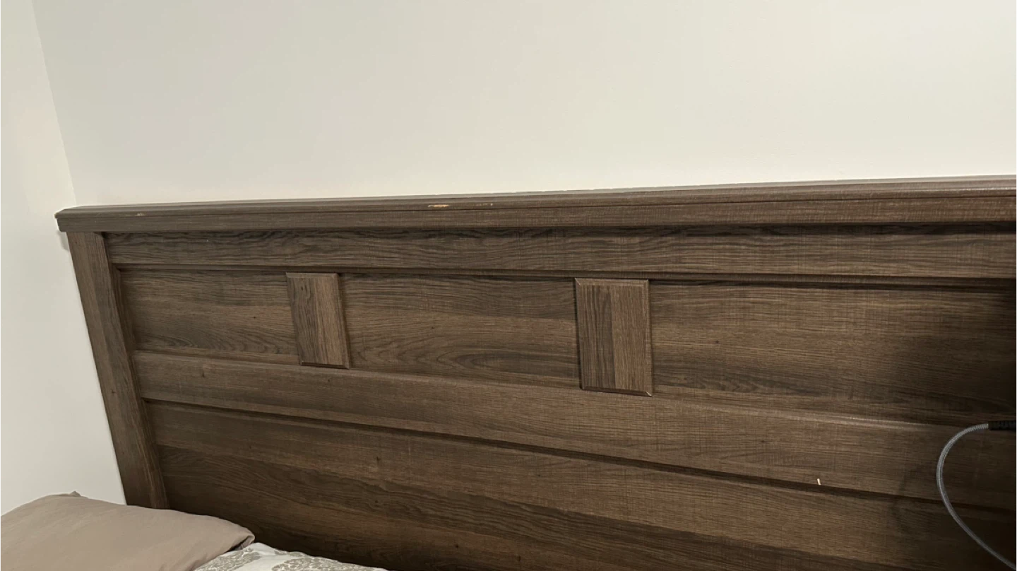 Queen Size Bed Frame - Brown - photo 3