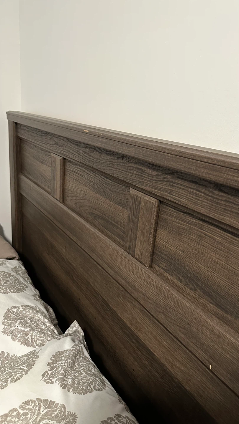 Queen Size Bed Frame - Brown
