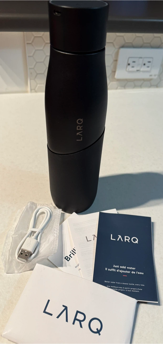 LARQ Self-Sanitizing Water Bottle - Black