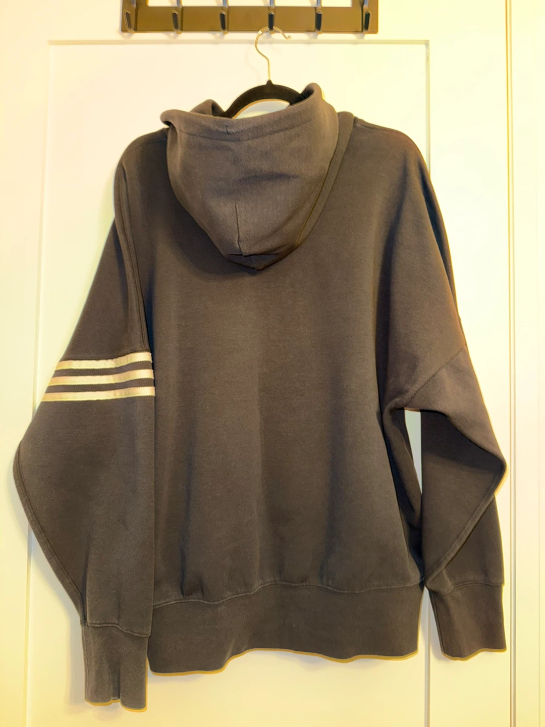 Adidas Black Track Pants & Hoodie - Size L - photo 2