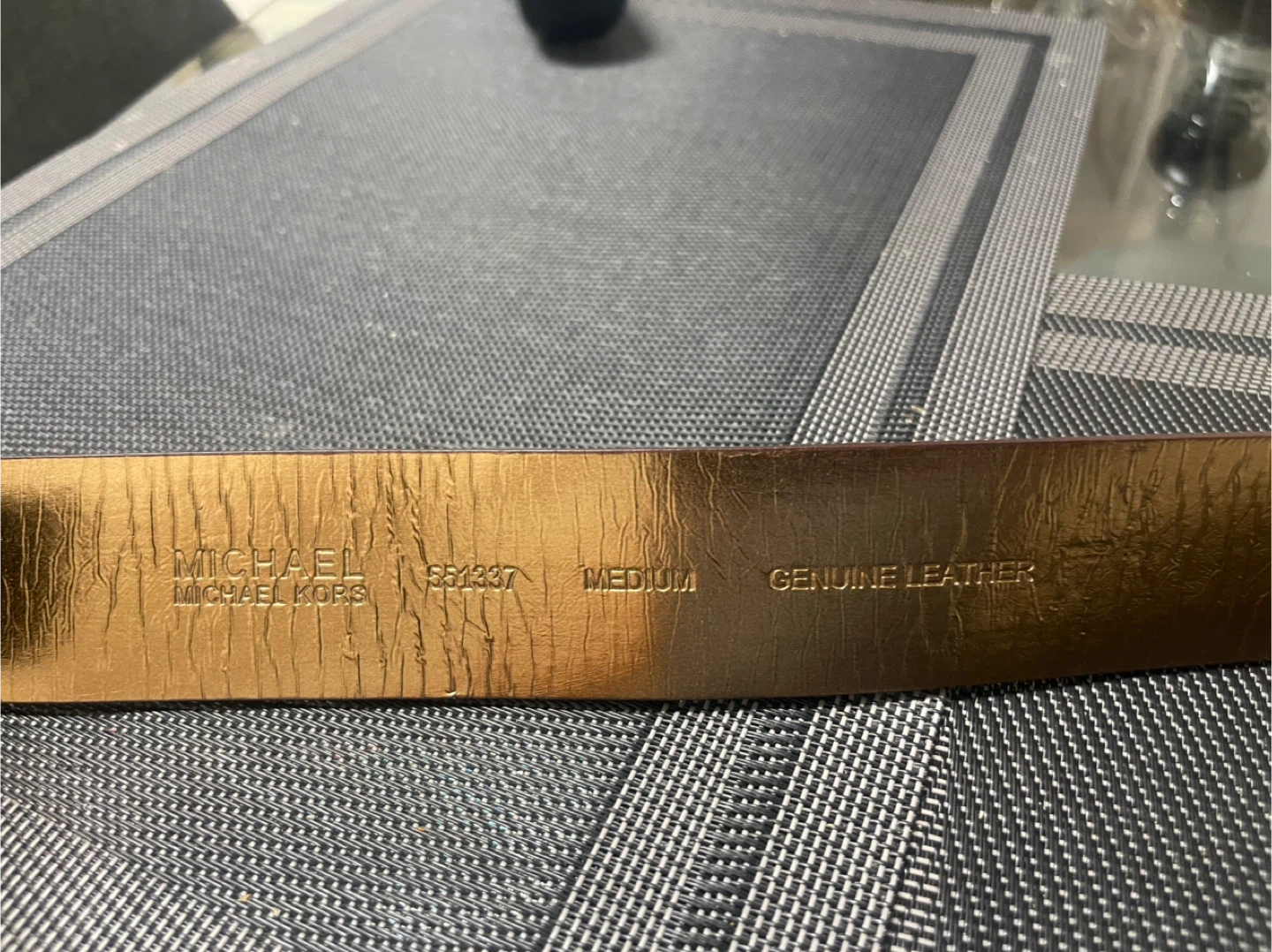 Michael Kors Leather Belt - Size Medium - photo 4
