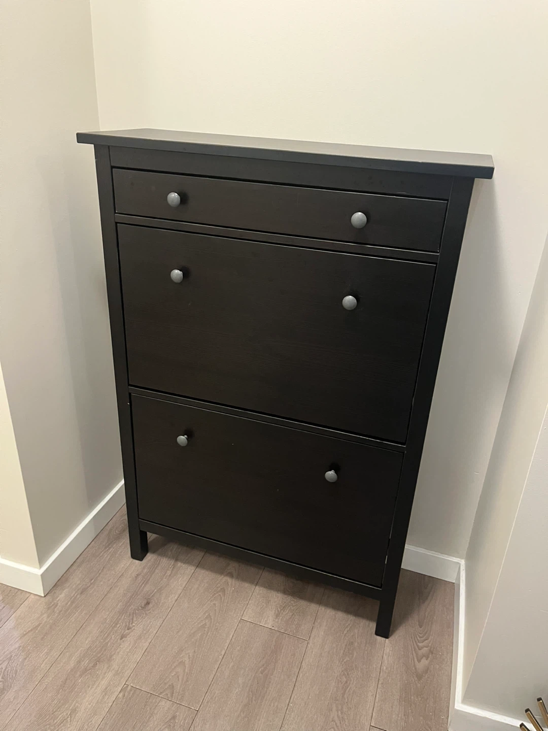 X2 IKEA Gullaberg Shoe Cabinet - black