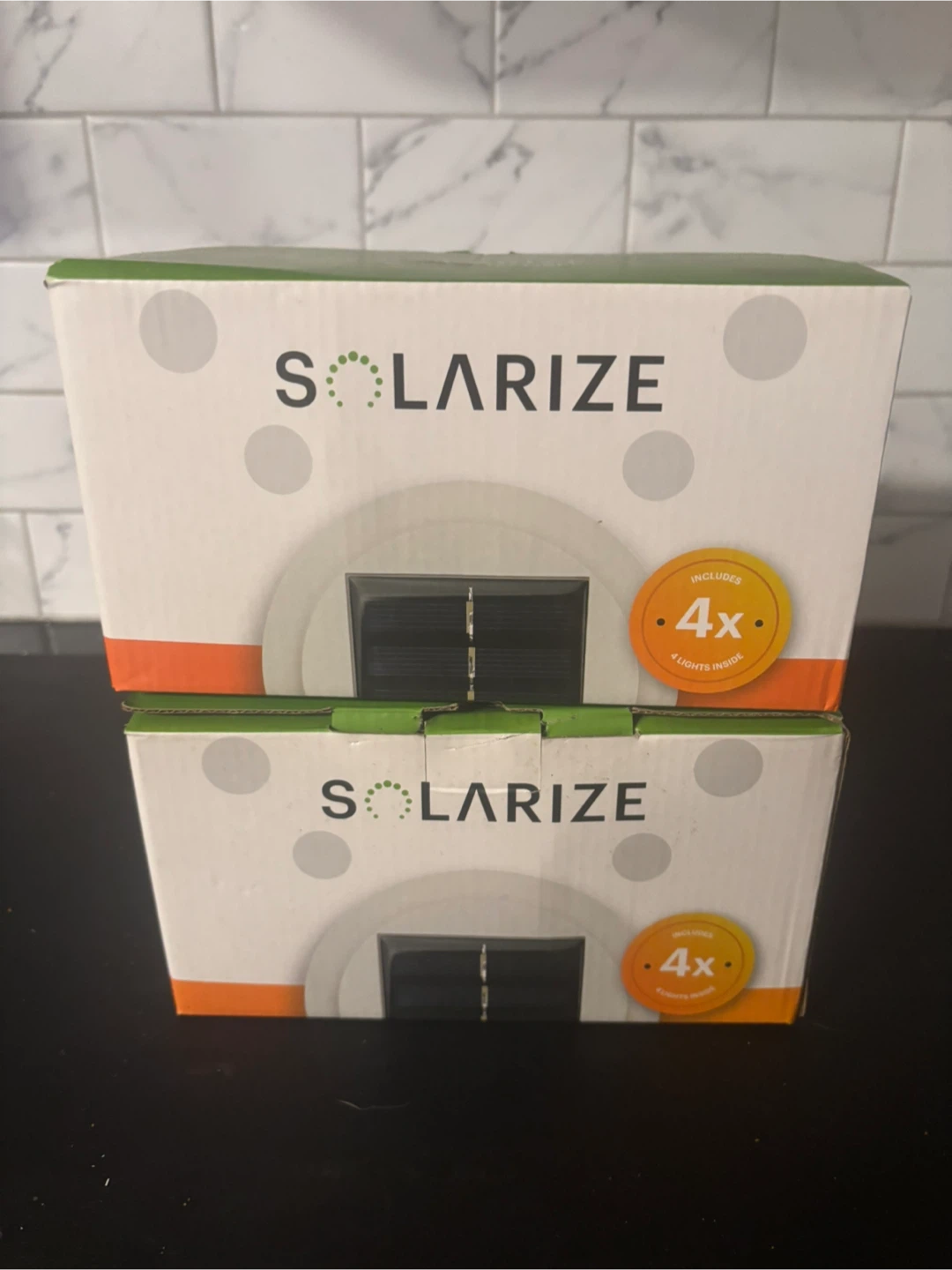 New Solarize Solar Gutter Lights - 4 Pack 2x