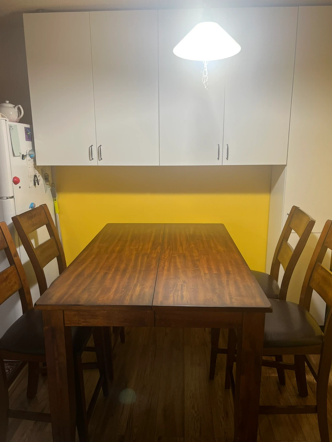 Dining Table with 4 Chairs - Wood - photo 2