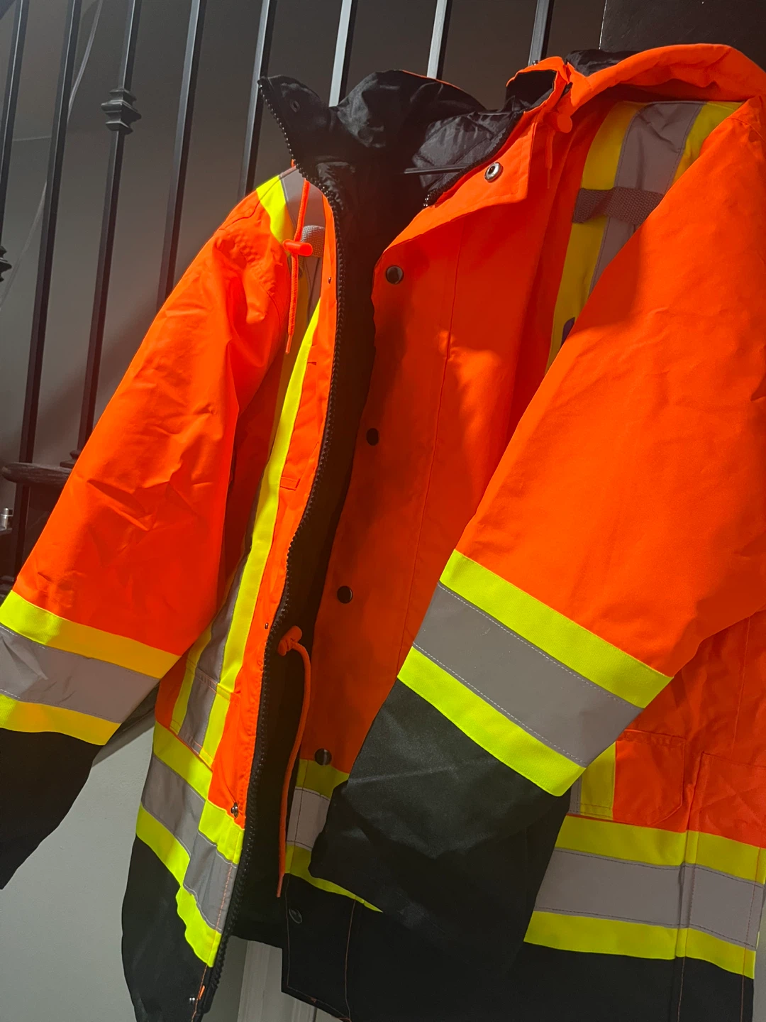 Work King Safety Parka - Orange