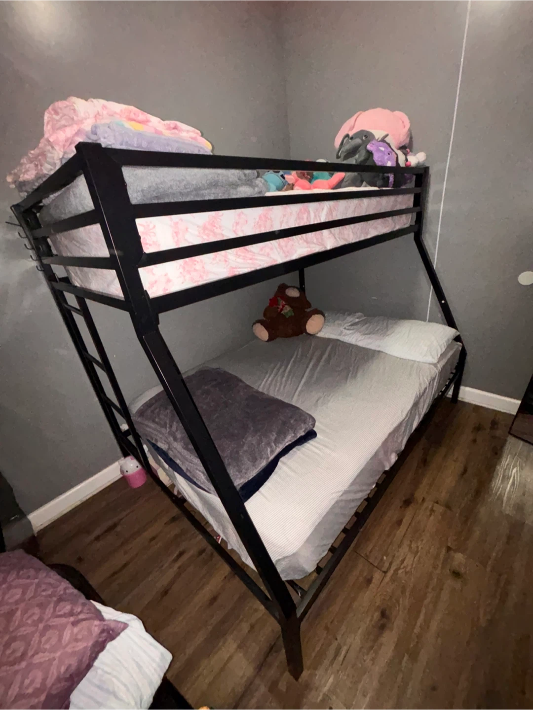 Black Metal Bunk Bed Frame