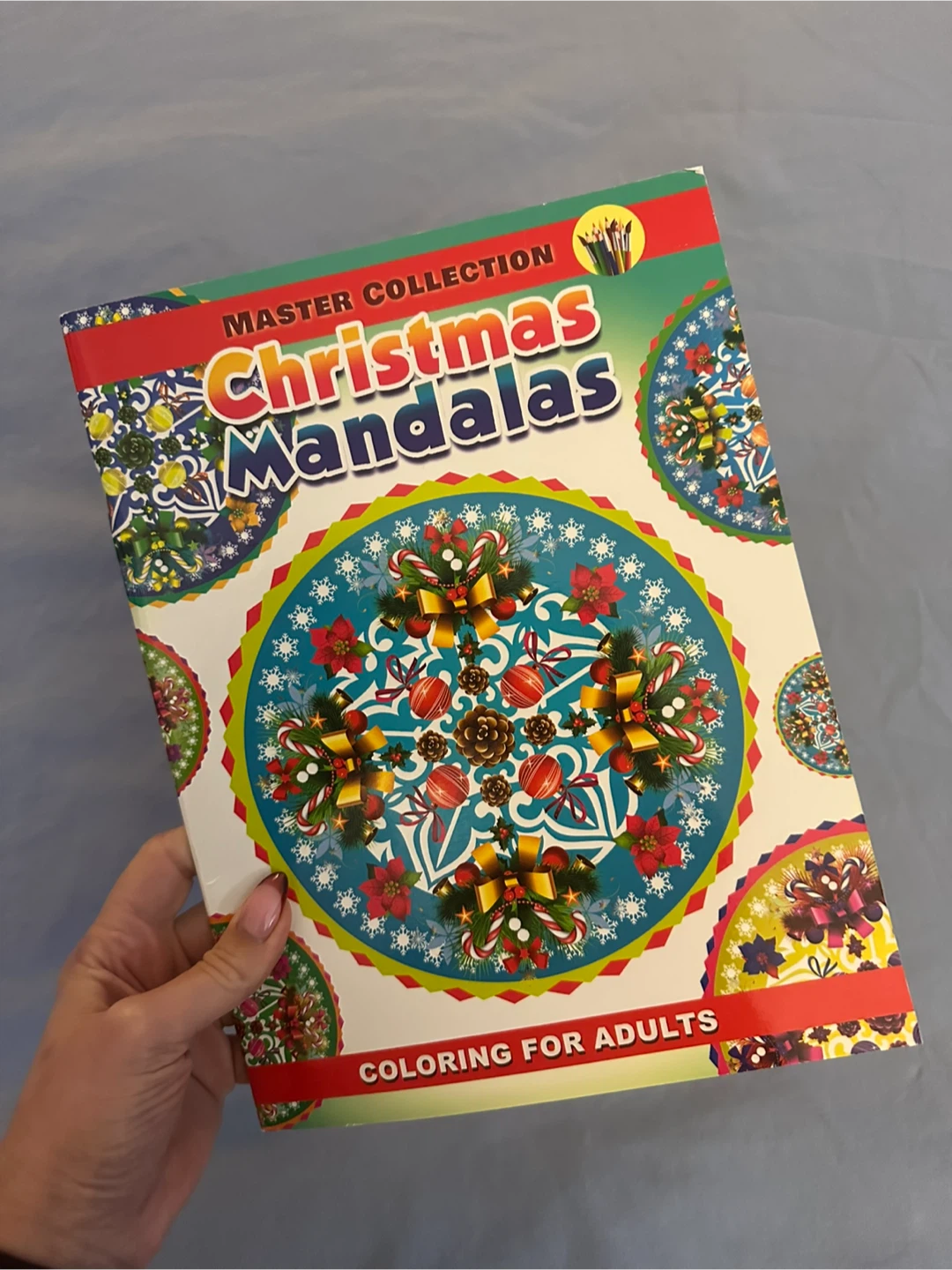 Christmas Mandalas Coloring Book for Adults