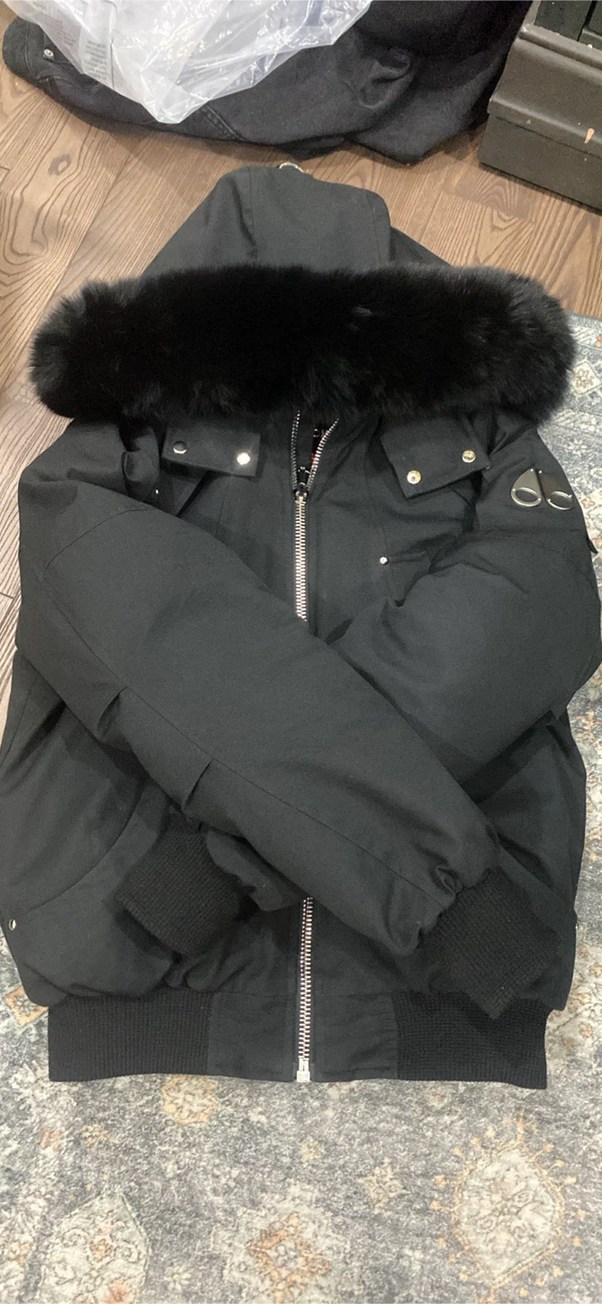Moose Knuckles Bomber Jacket - Black