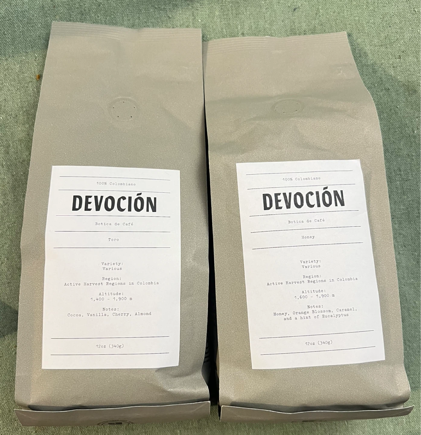 New Sealed Devoción Coffee Beans - 12oz