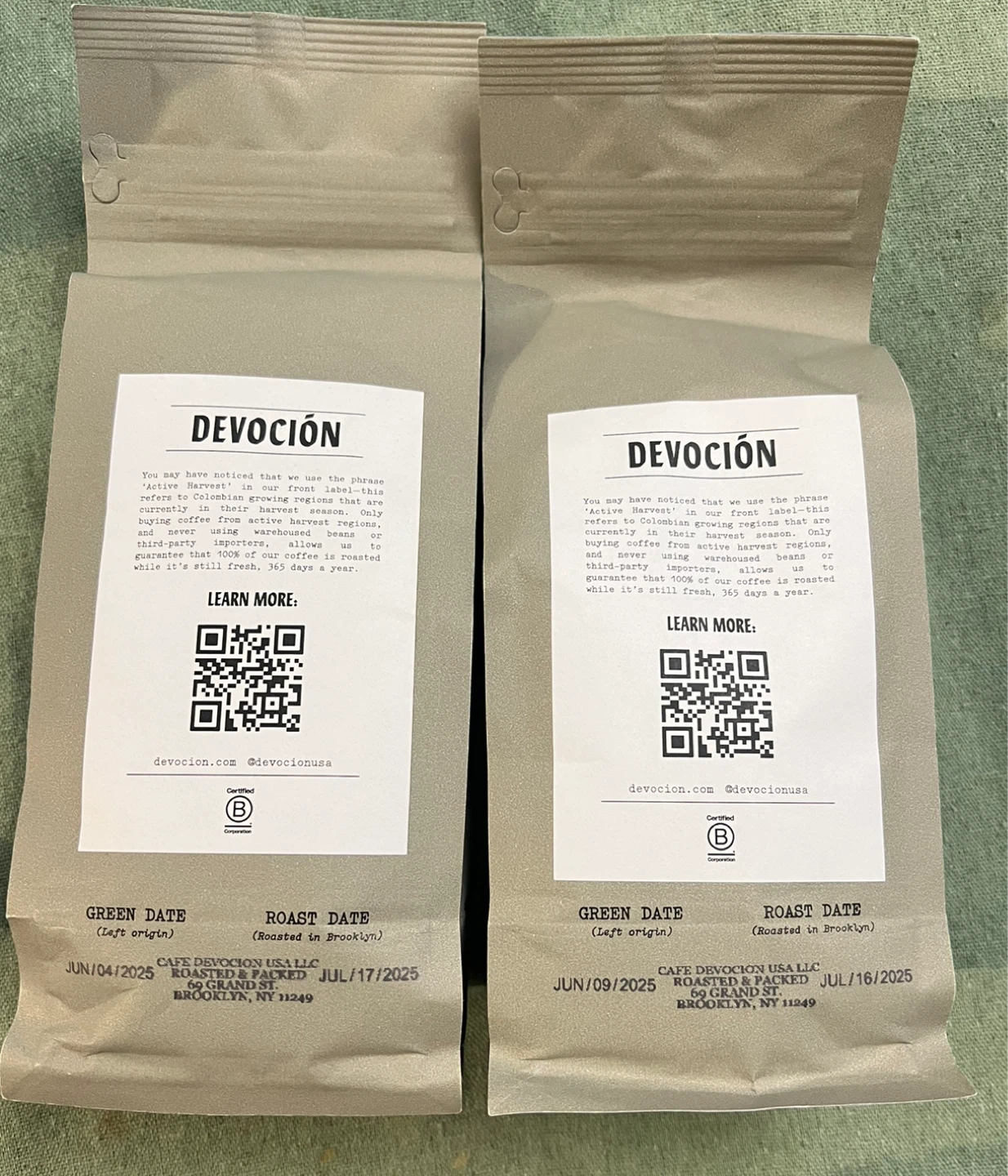 New Sealed Devoción Coffee Beans - 12oz - photo 2