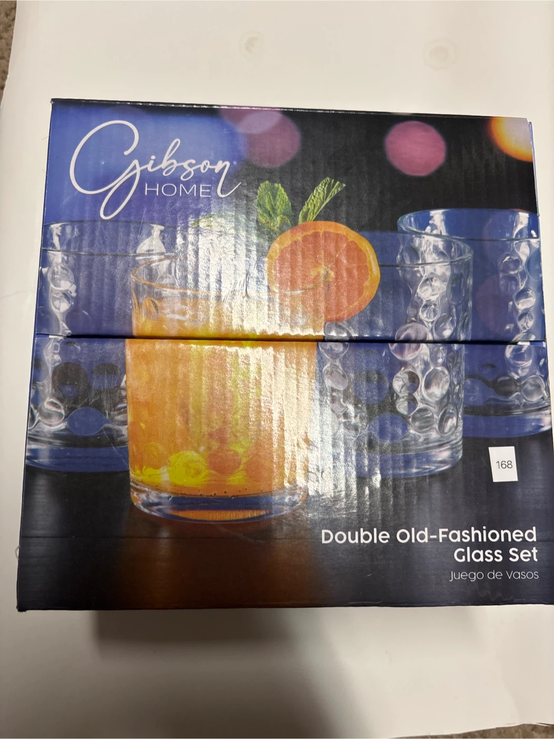 Gibson Home Double Old-Fashioned Glass Set - New - photo 2