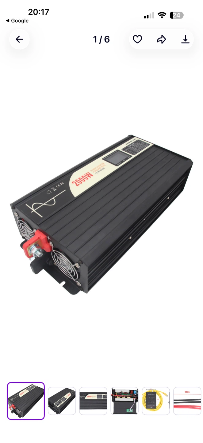 Power 2000W Pure Sine Wave Inverter - photo 4