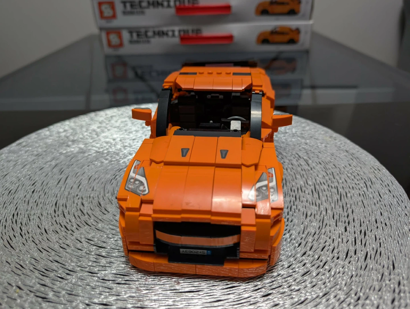 New Sport GTR35 Technic Orange Sports Car 908pcs. - photo 4