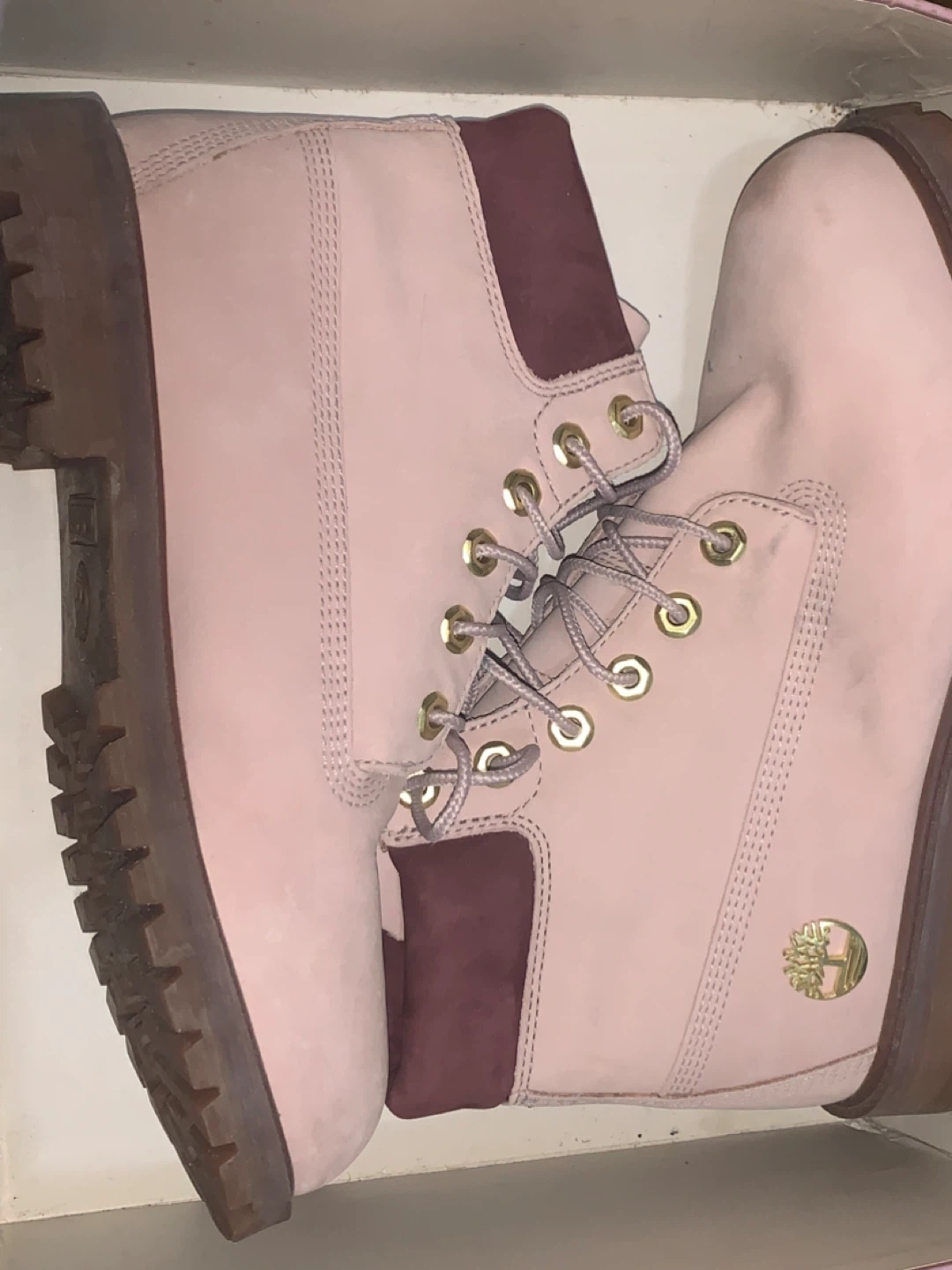 Timberland 6" WP Boot Pink Size 6.5