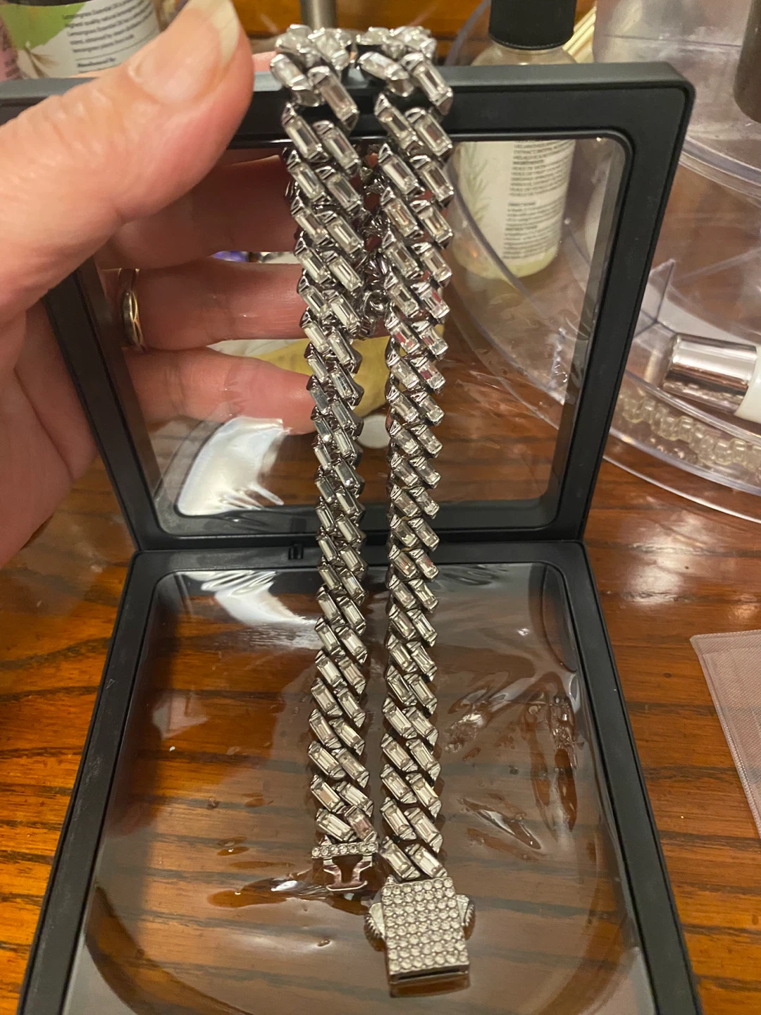 Cuban Link necklace silver.