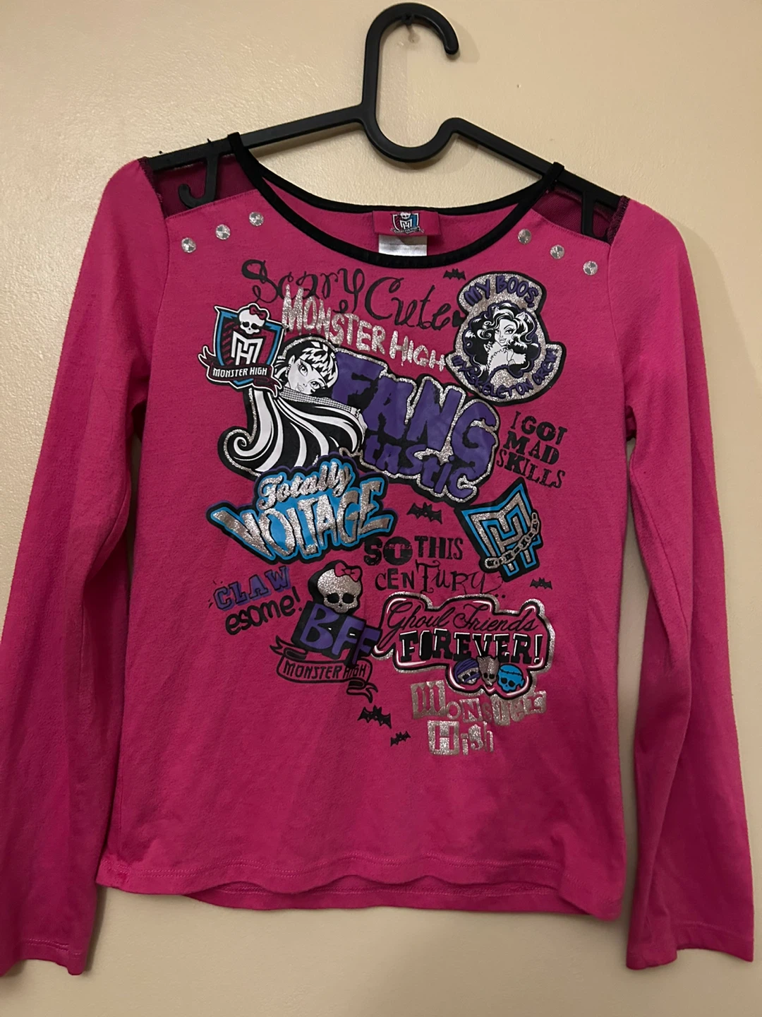 Monster High Pajamas girls size 7/8 - photo 4