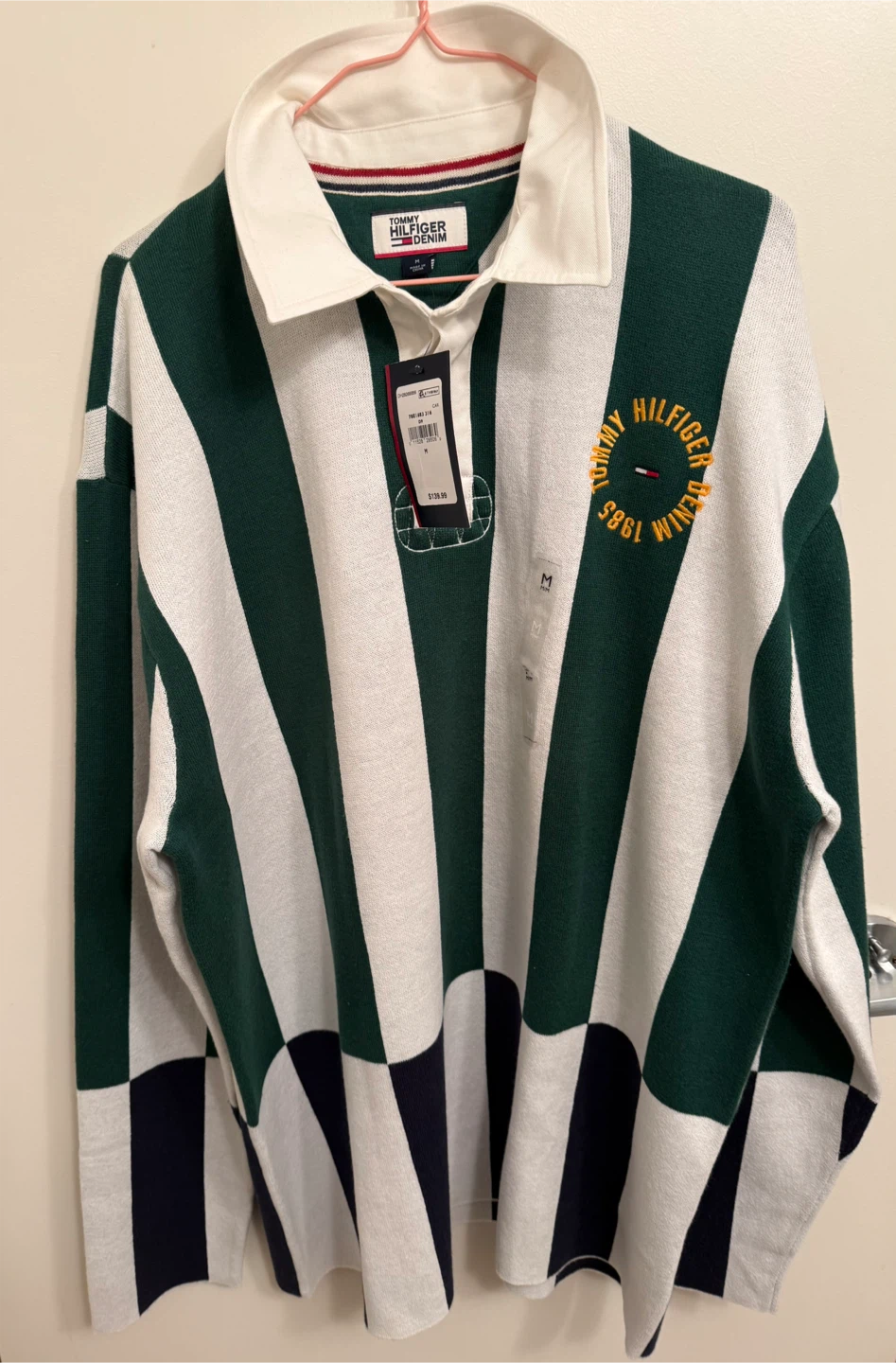 Tommy Hilfiger Denim Rugby Shirt - Size M