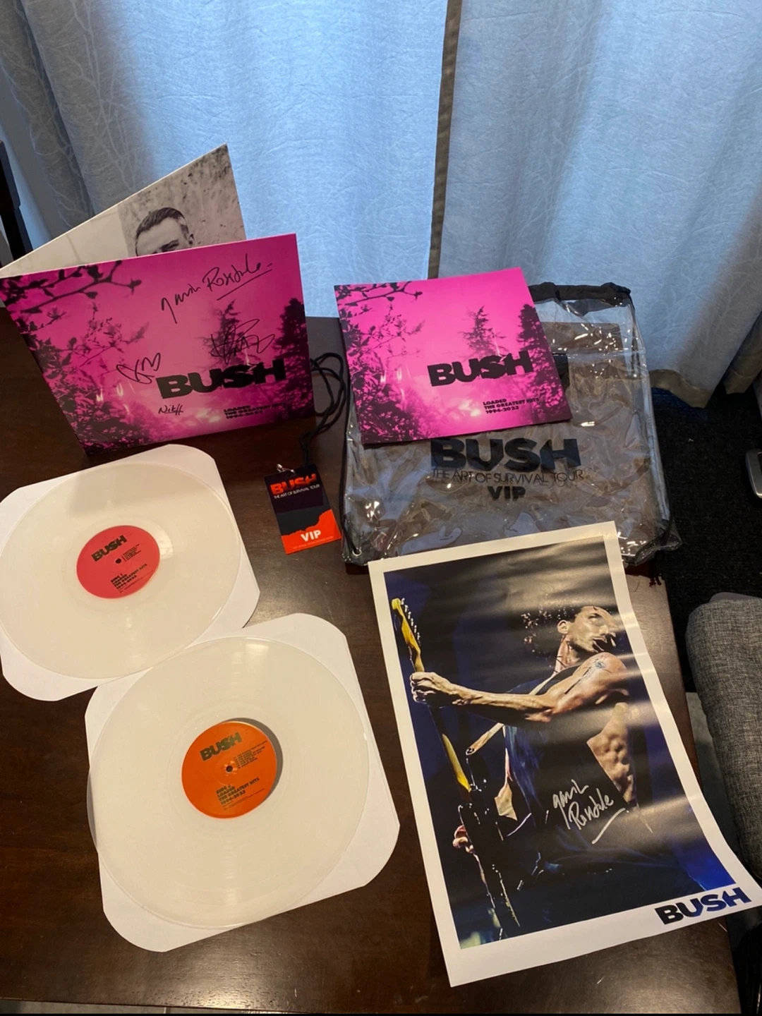 BUSH - Autographed Vinyls, Poster & More