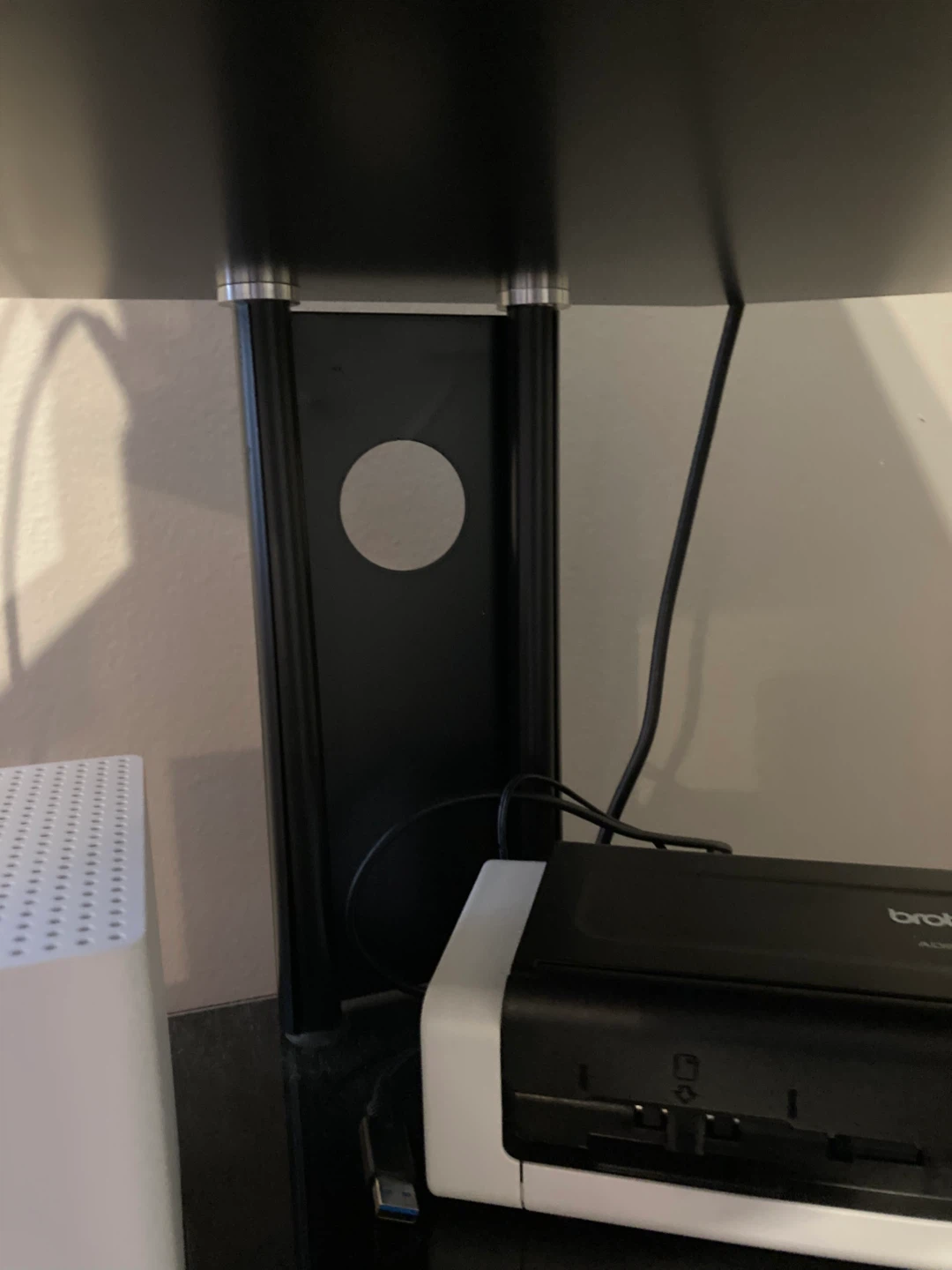 Black Table / Nightstand for Corded Electronics - photo 2