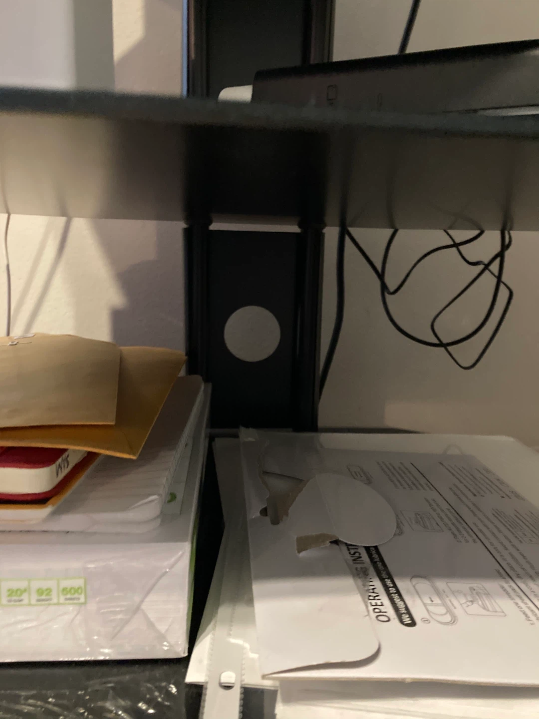 Black Table / Nightstand for Corded Electronics - photo 3