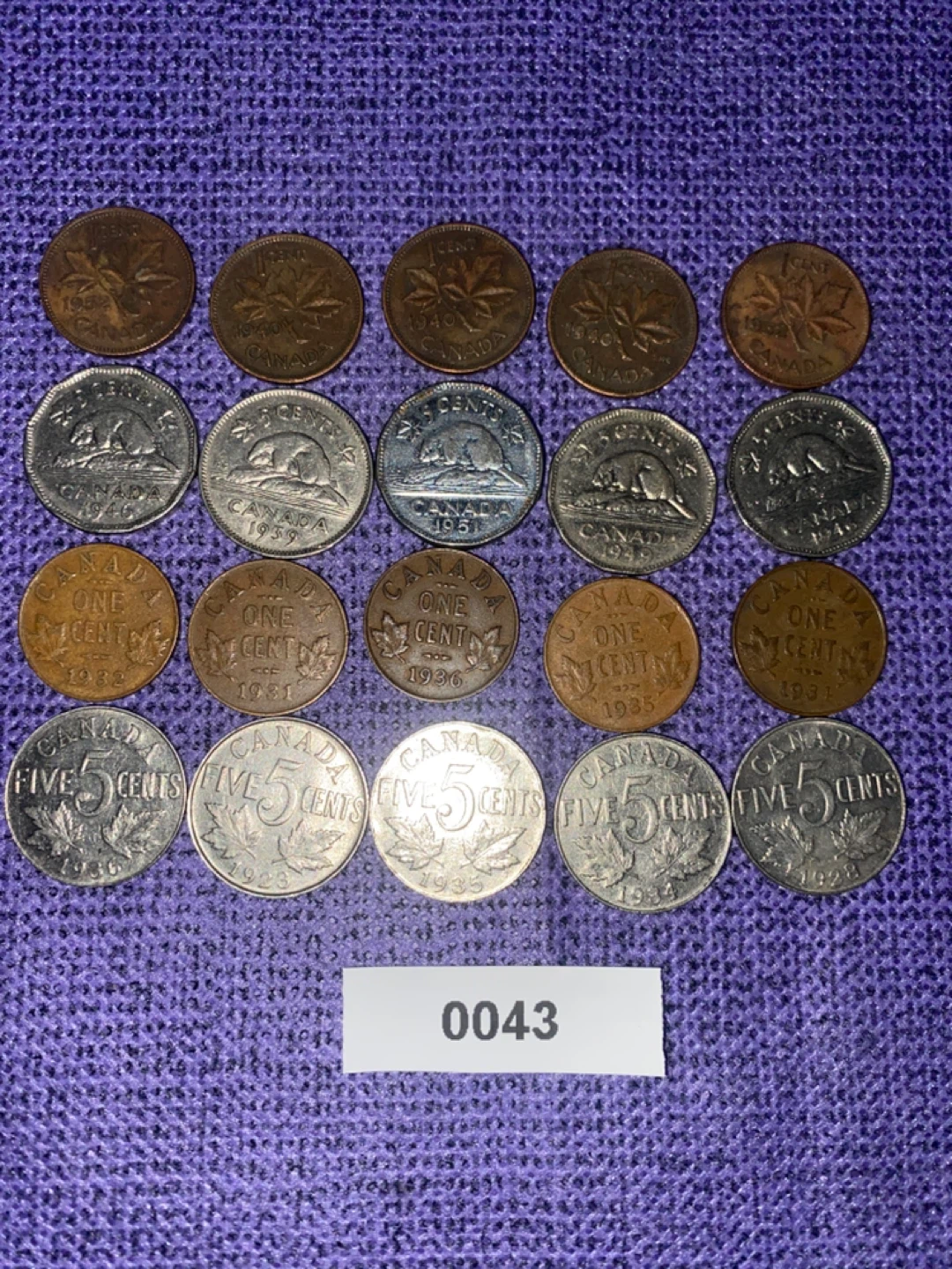20 pieces Vintage Canadian Coins - photo 5