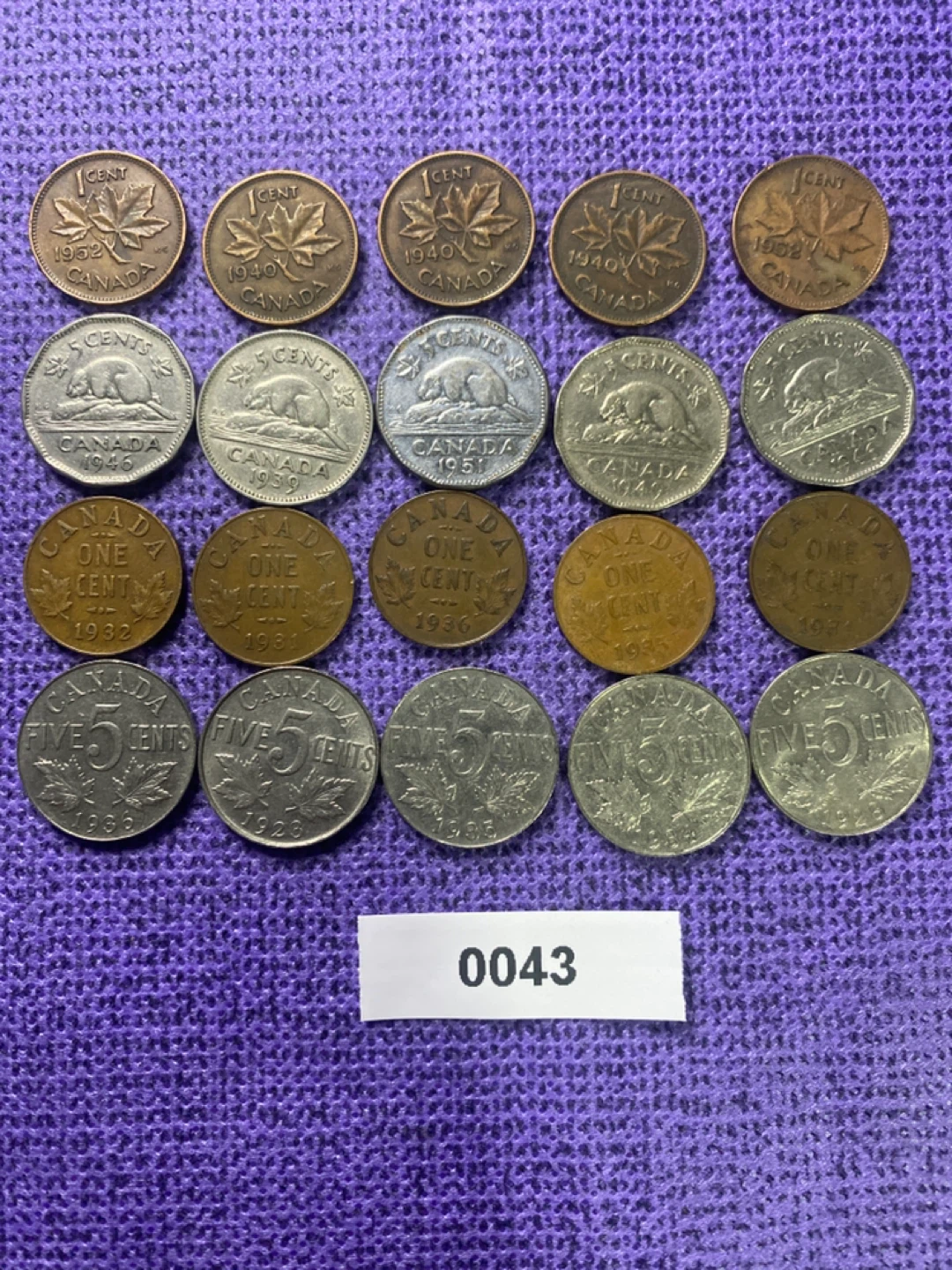20 pieces Vintage Canadian Coins - photo 4