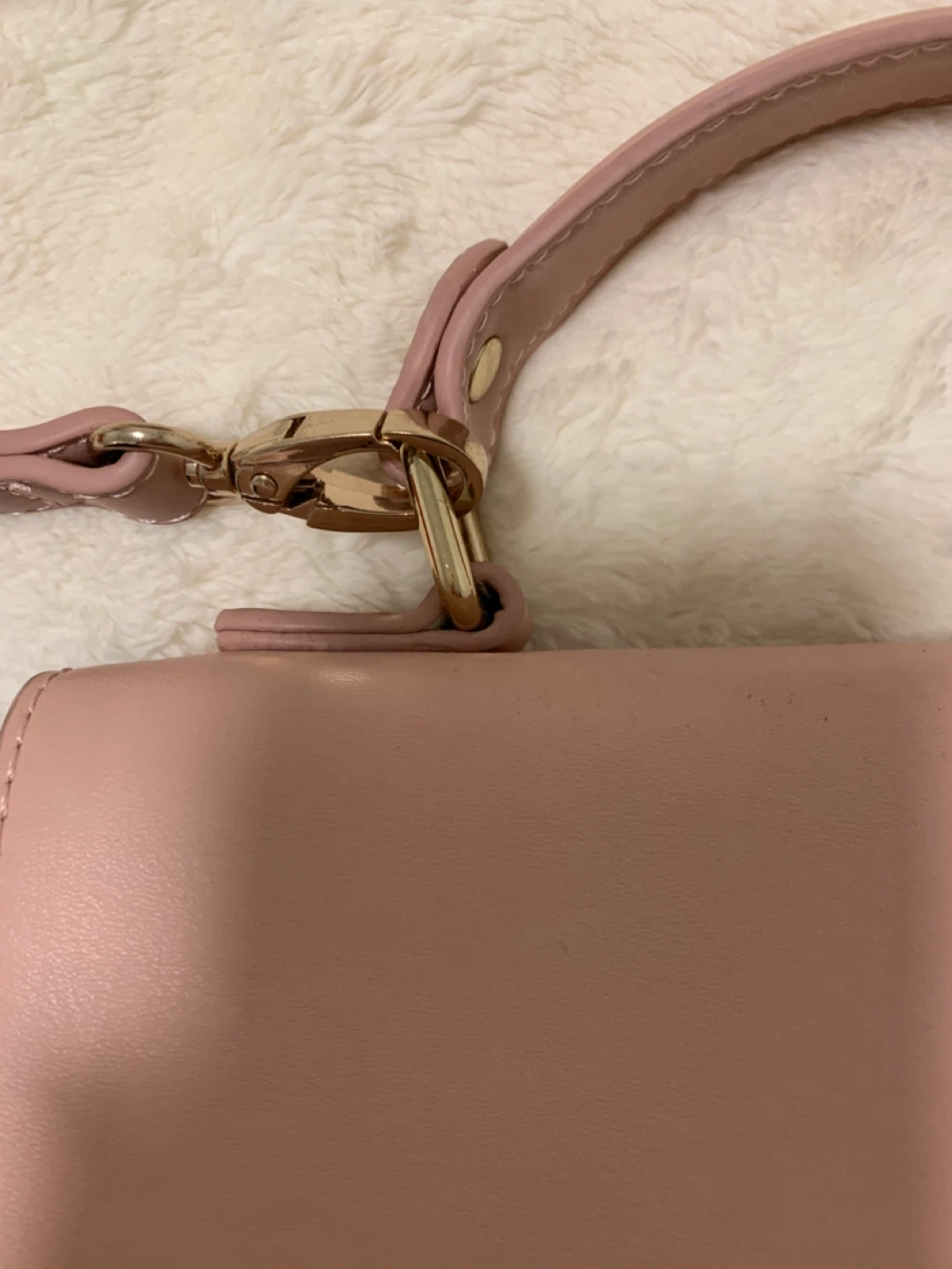 Pink Handbag with Shoulder straps, moving sales - photo 3