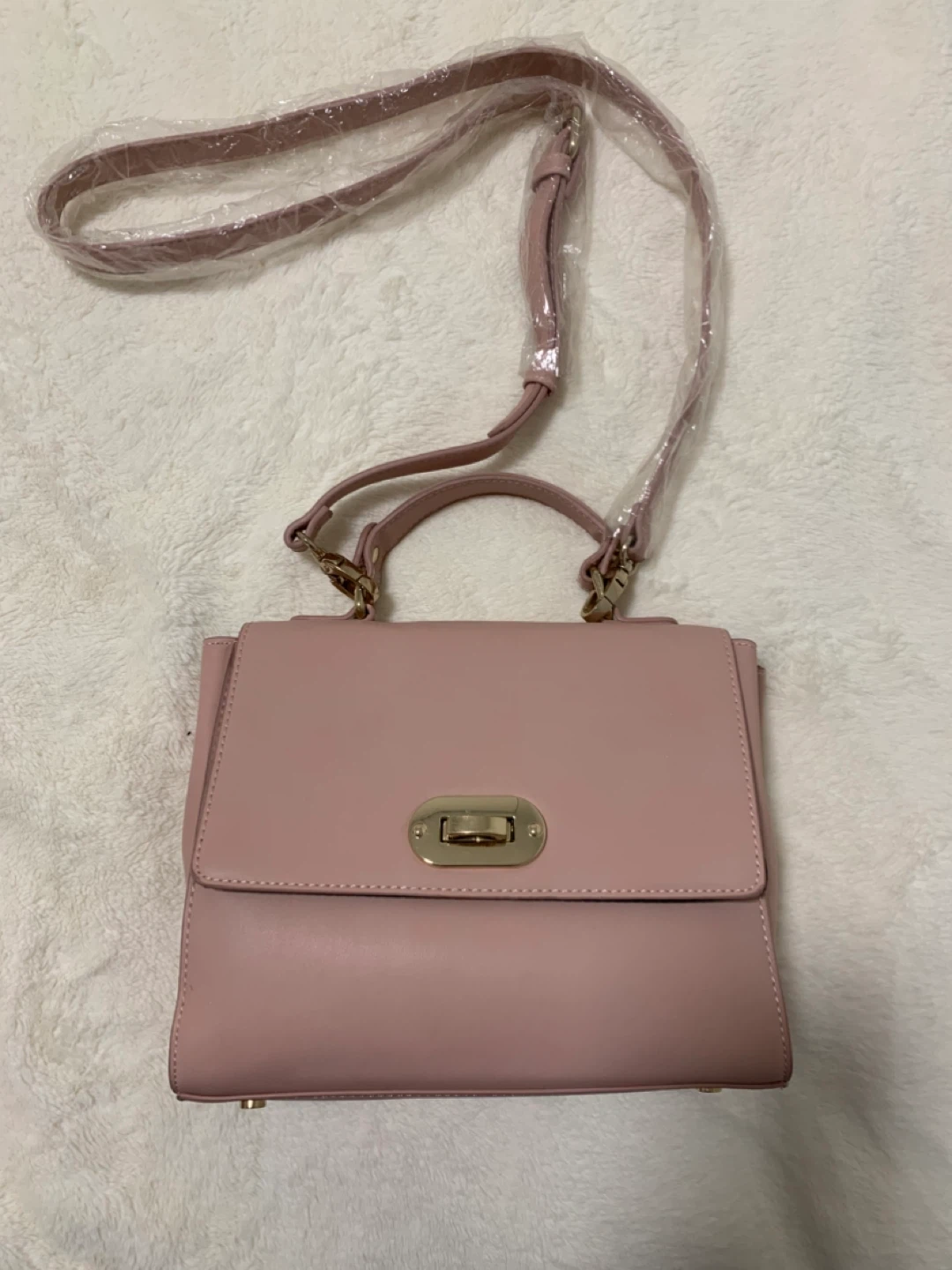 Pink Handbag with Shoulder straps, moving sales