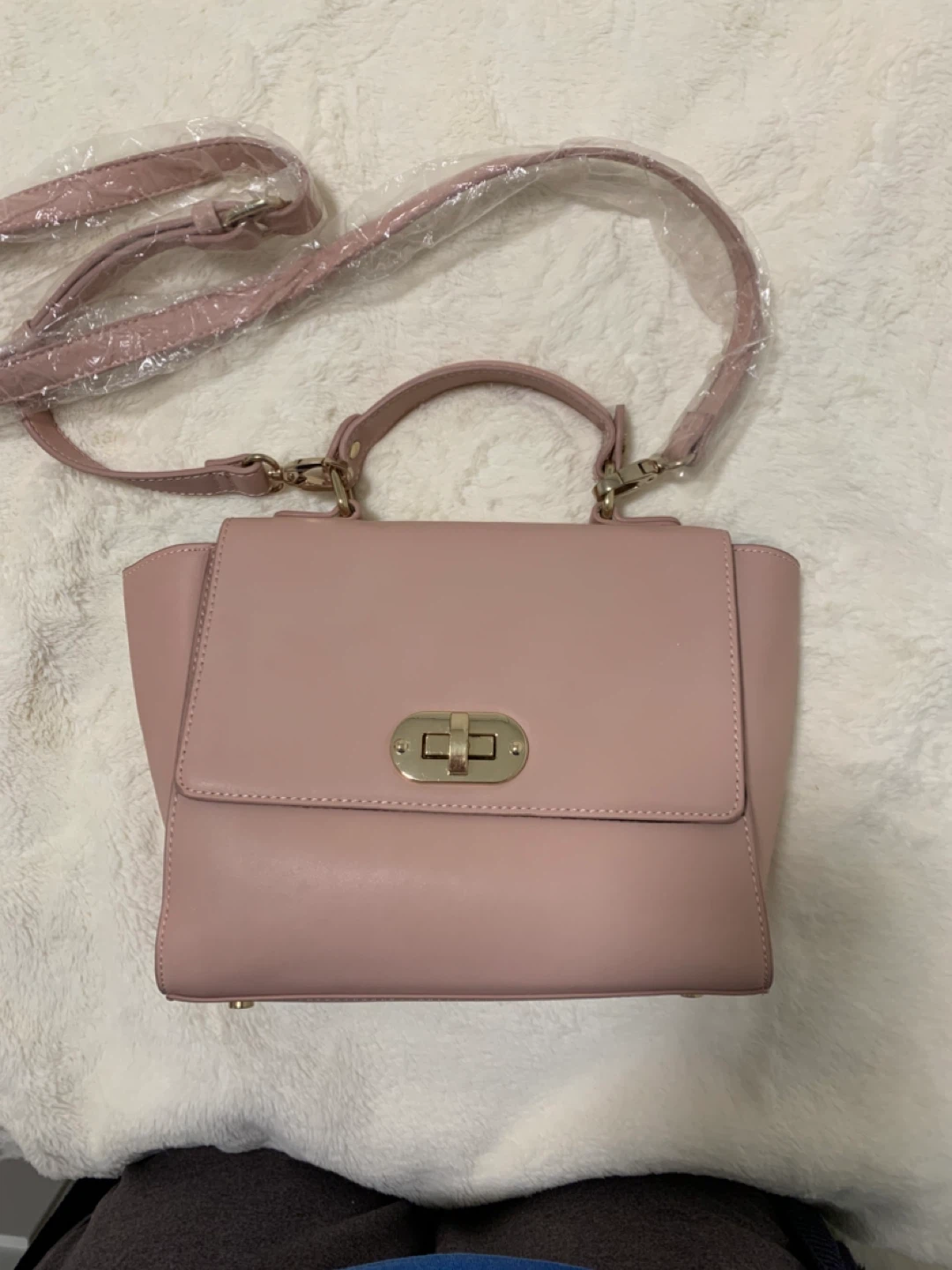 Pink Handbag with Shoulder straps, moving sales - photo 2