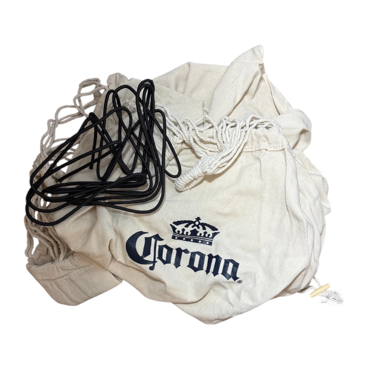 NEW Corona Hammock with Storage Bag Packable Beer Promo Beige - photo 3
