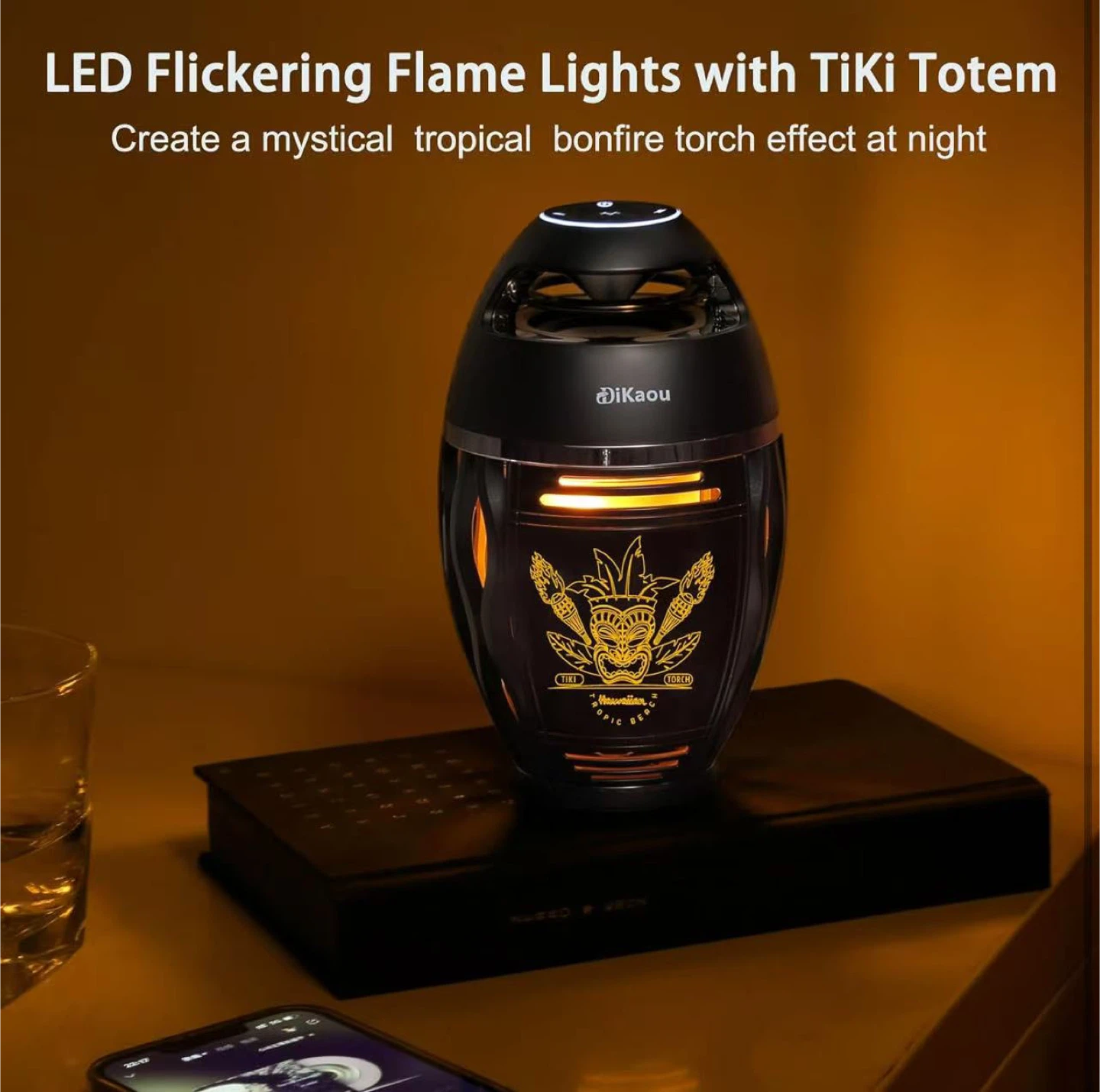 Tiki Torch Bluetooth Speakers - Set of 2 - photo 3