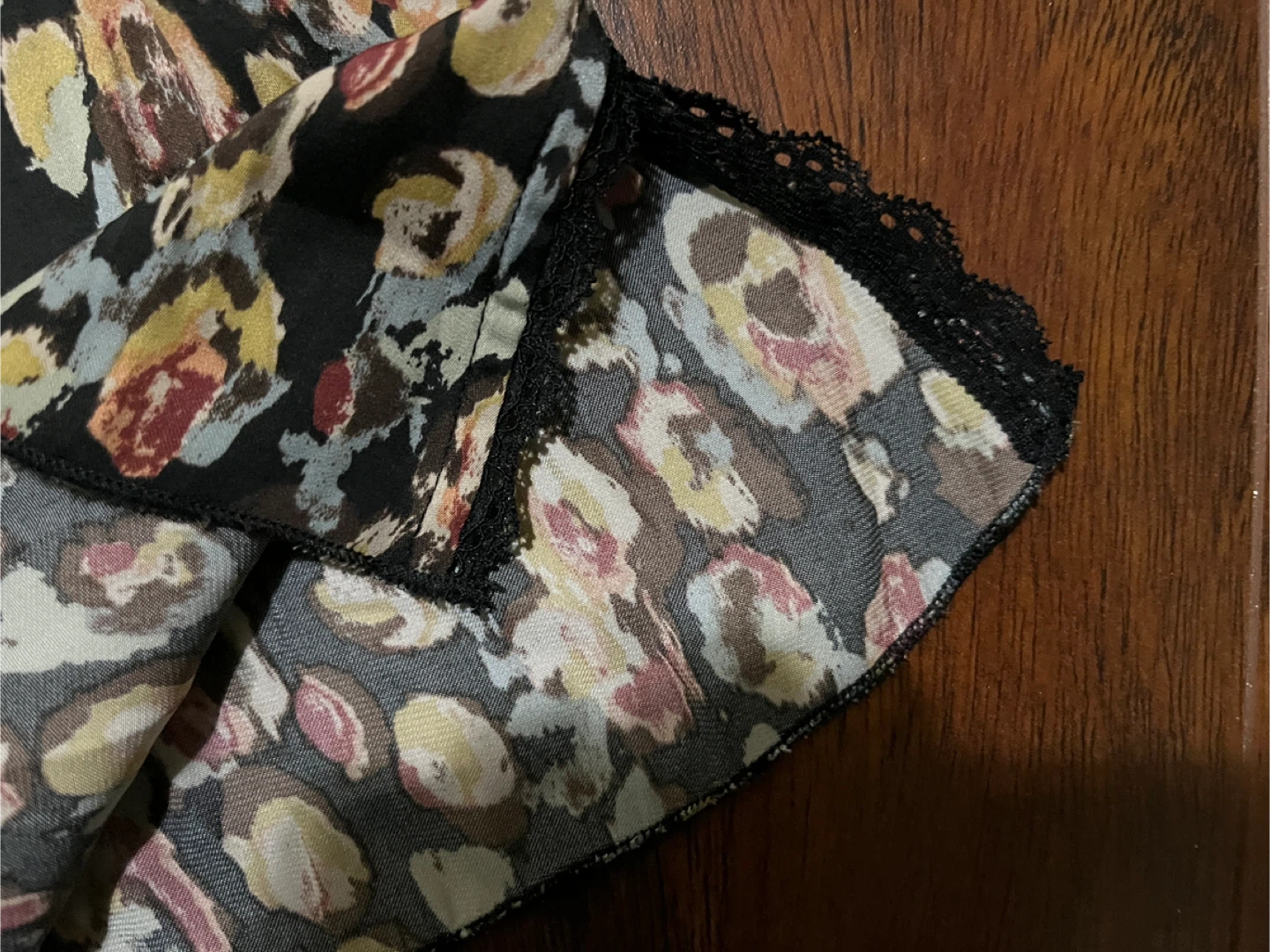 Free People women’s small lace floral satin camisole - photo 3