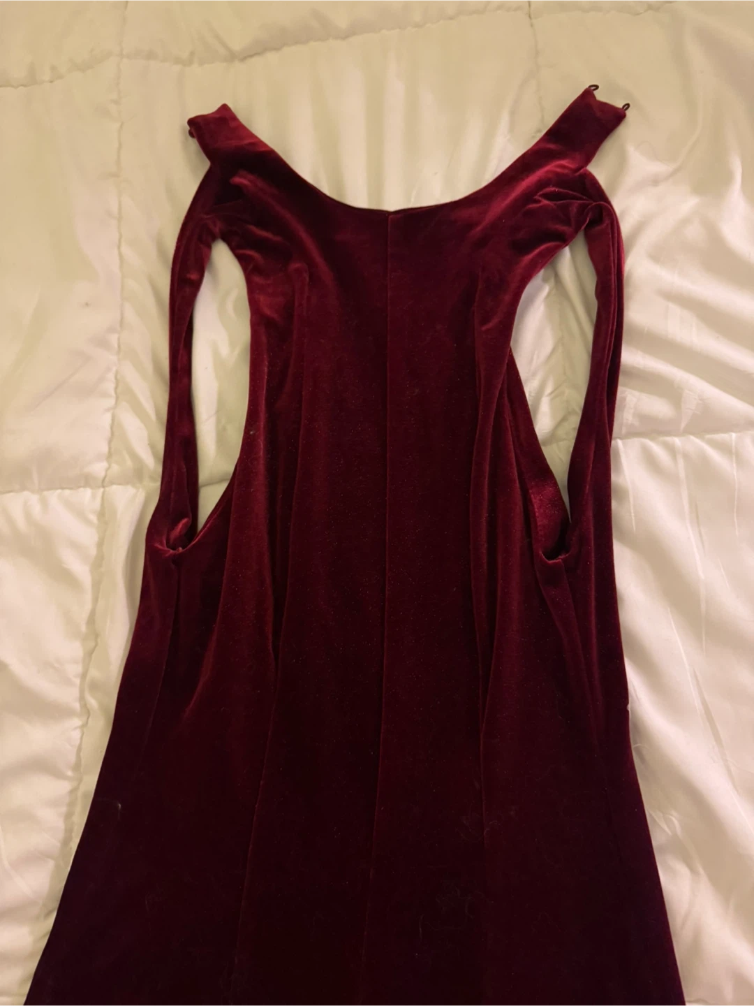 Zara Red Velvet Dress