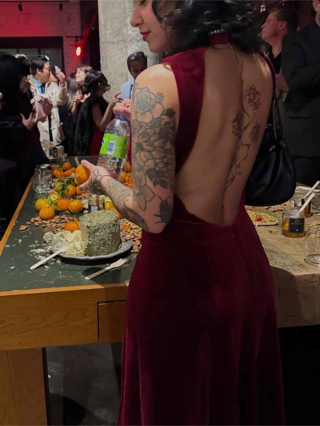 Zara Red Velvet Dress - photo 4
