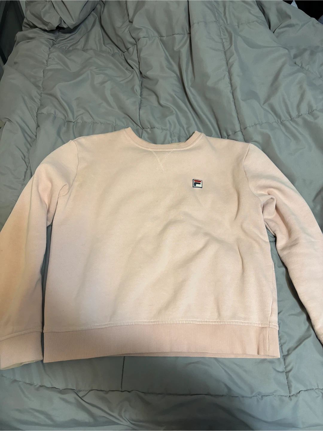 Fila Pink Sweatshirt - Size L Kids