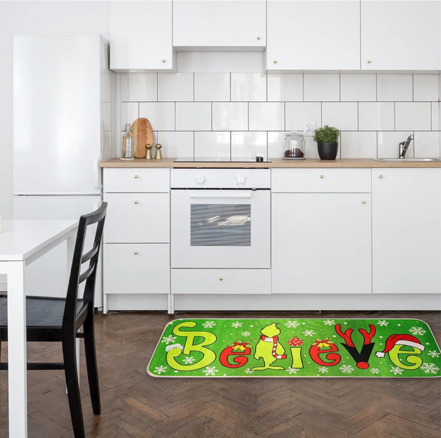 NEW Grinch Christmas Kitchen Mats - 2 Piece Set - photo 5