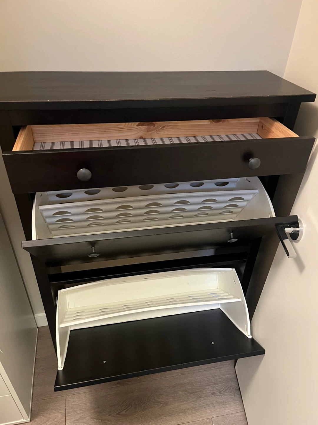 X2 IKEA Gullaberg Shoe Cabinet - black - photo 4