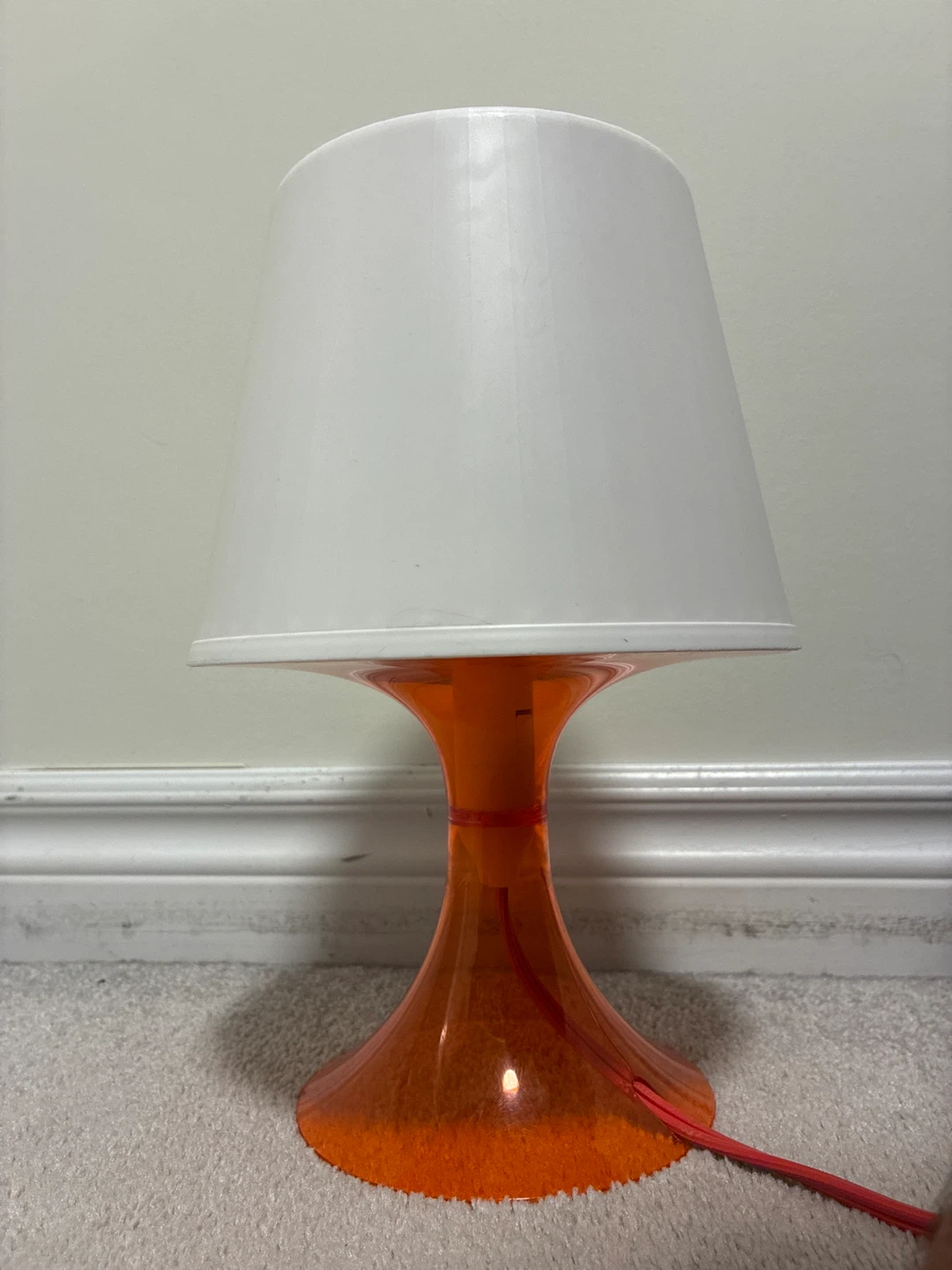 Orange Mushroom Table Lamp - photo 2