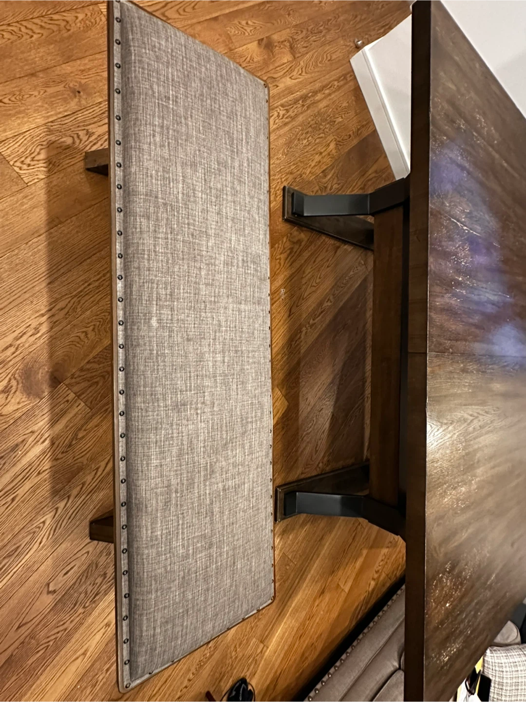 Extendable Dining Table with Benches - photo 3