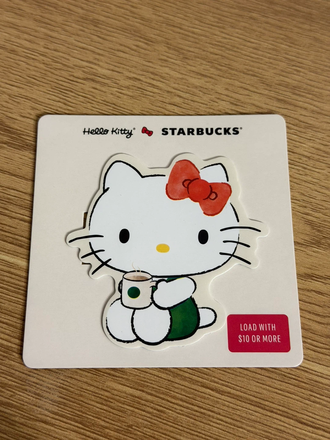 Hello Kitty Starbucks Giftcard