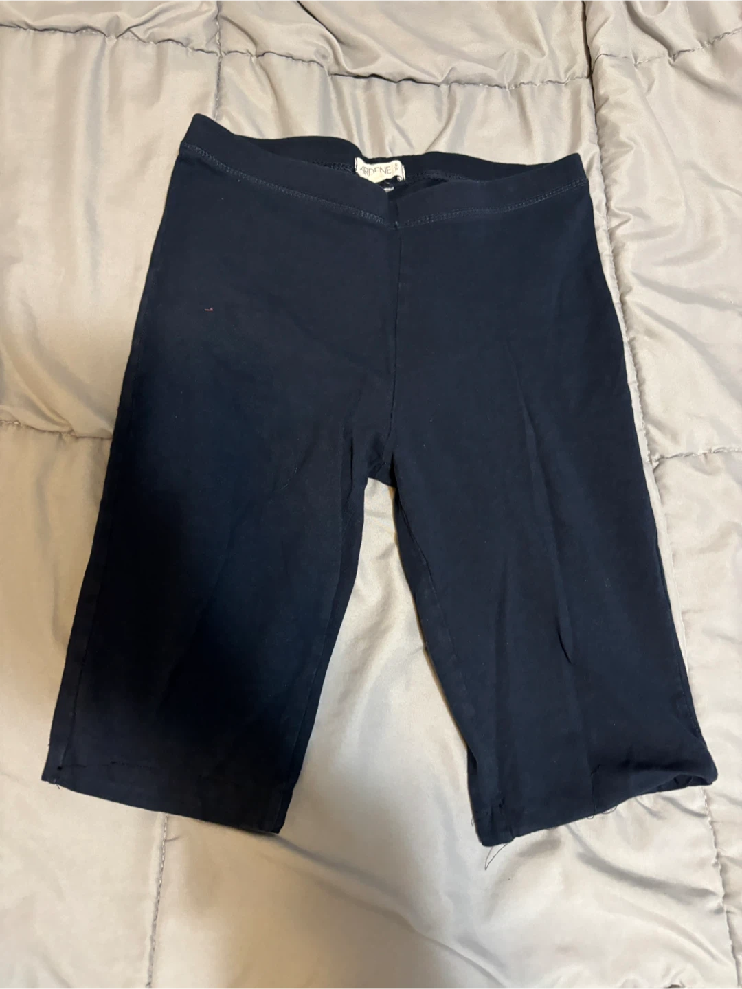 Navy Blue Biker Shorts
