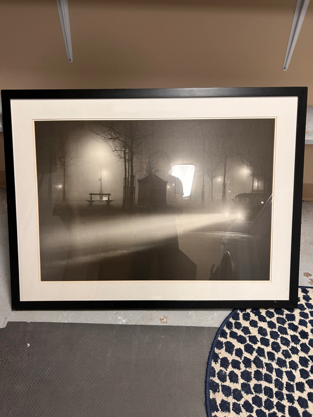 Framed Black and White Print